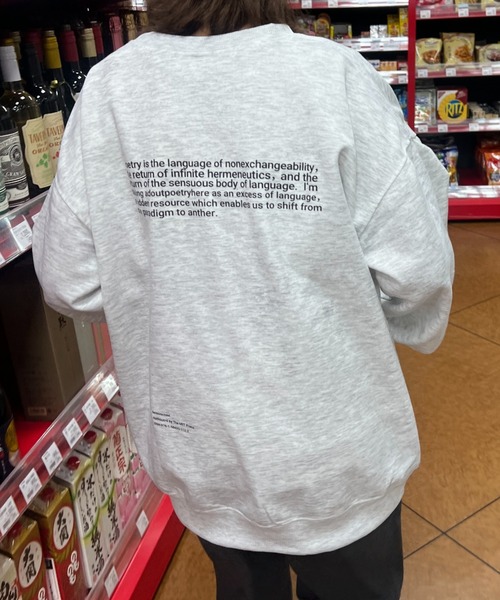 Sorriso（ソリッソ）の「プリント スウェット（スウェット・レディース・ライトグレー・M）」の3枚目の写真