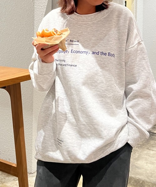 Sorriso（ソリッソ）の「プリント スウェット（スウェット・レディース・ライトグレー・M）」の7枚目の写真