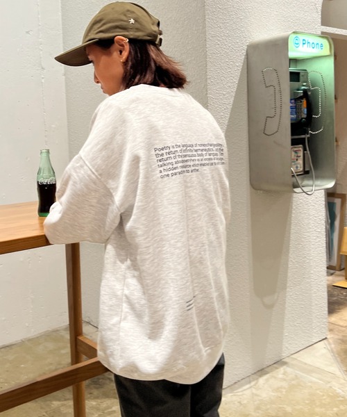 Sorriso（ソリッソ）の「プリント スウェット（スウェット・レディース・ライトグレー・M）」の8枚目の写真