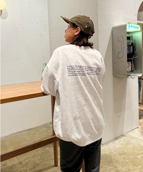 Sorriso（ソリッソ）の「プリント スウェット（スウェット・レディース・ライトグレー・M）」の9枚目の写真