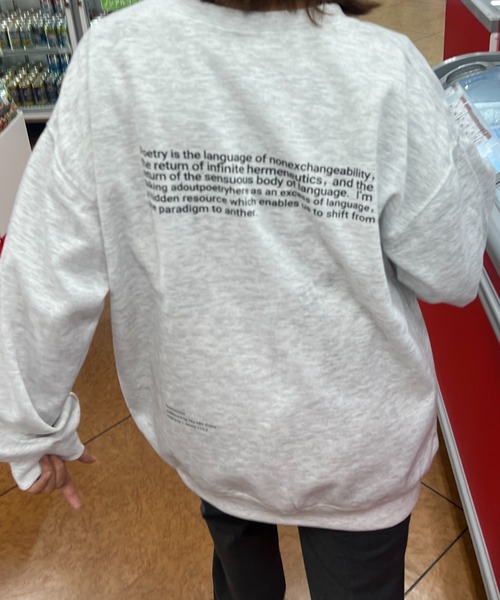 Sorriso（ソリッソ）の「プリント スウェット（スウェット・レディース・ライトグレー・M）」の11枚目の写真