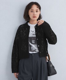 green label relaxing | レース ニット カーディガン -ウォッシャブル-(カーディガン/ボレロ)