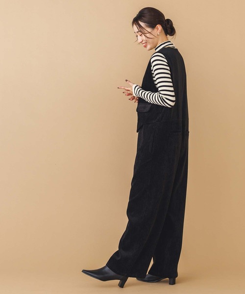 Gready Brilliant（グレディブリリアン）の「後釦リブハイネックニット（ニット/セーター・レディース・レッド/ブラック/ホワイト×ブラック・38）」の5枚目の写真