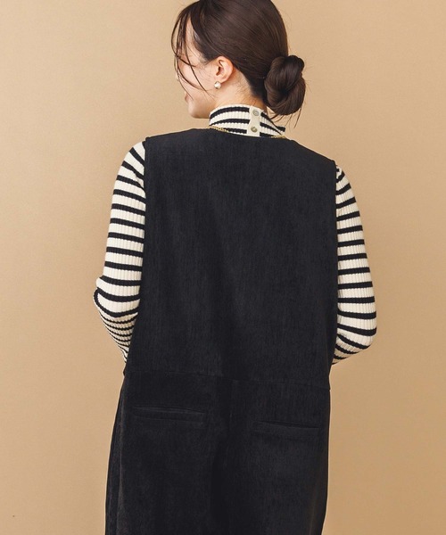 Gready Brilliant（グレディブリリアン）の「後釦リブハイネックニット（ニット/セーター・レディース・レッド/ブラック/ホワイト×ブラック・38）」の9枚目の写真