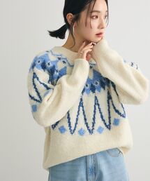 Green　Parks | 求心柄ニットプルオーバー(ニット/セーター)