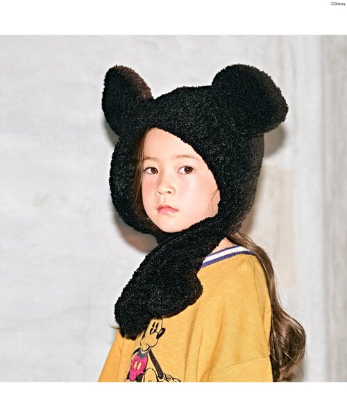 Disney（ディズニー）の「ディズニーキャラクター/バラクラバ（ハット・キッズ・ブラック・50/54/58）」の2枚目の写真