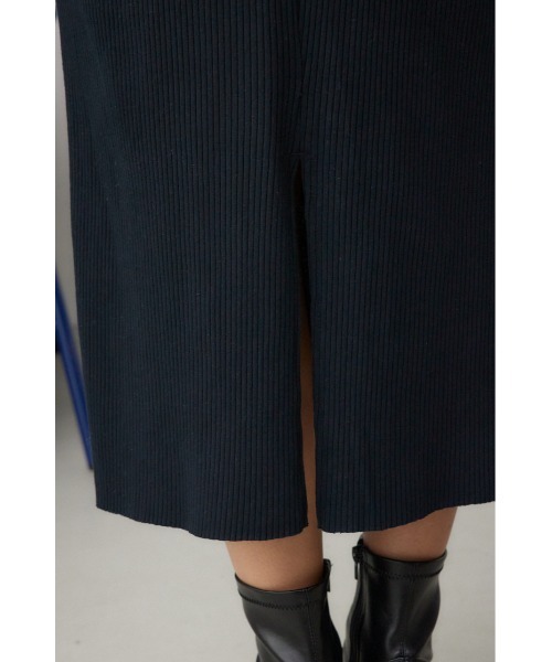 AZUL by moussy(アズールバイマウジー)の「リブタイトスカート(スカート・レディース・シルバー系その他/レッド/ブラック/ブラック系その他/グレー・FREE)」の13枚目の写真