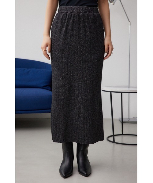 AZUL by moussy(アズールバイマウジー)の「リブタイトスカート(スカート・レディース・シルバー系その他/レッド/ブラック/ブラック系その他/グレー・FREE)」の17枚目の写真