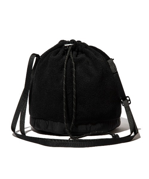 POLeR（ポーラー）の「POLER LIGHT FLEECE DRAWSTRING BAG（ポーラー ライト フリース ドローストリング バッグ）（トートバッグ・メンズ・オレンジ/パープル/ブラック/ナチュラル・FREE）」の5枚目の写真