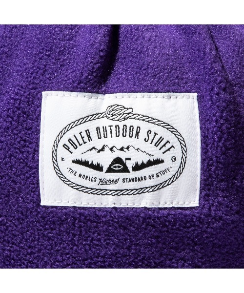 POLeR（ポーラー）の「POLER LIGHT FLEECE DRAWSTRING BAG（ポーラー ライト フリース ドローストリング バッグ）（トートバッグ・メンズ・オレンジ/パープル/ブラック/ナチュラル・FREE）」の12枚目の写真