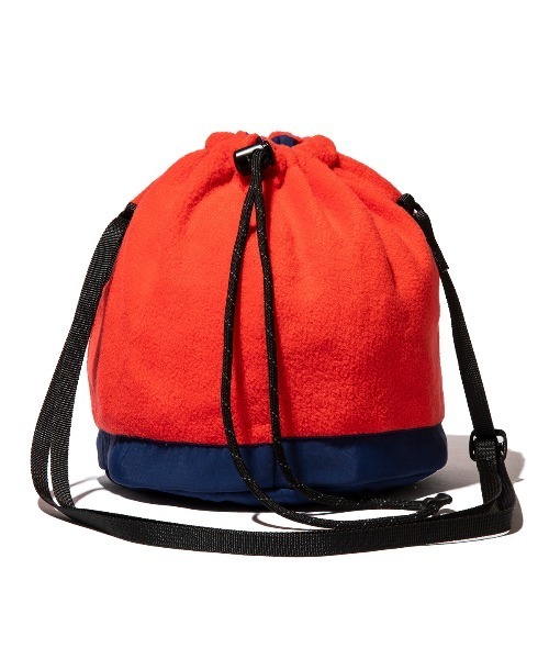 POLeR（ポーラー）の「POLER LIGHT FLEECE DRAWSTRING BAG（ポーラー ライト フリース ドローストリング バッグ）（トートバッグ・メンズ・オレンジ/パープル/ブラック/ナチュラル・FREE）」の14枚目の写真