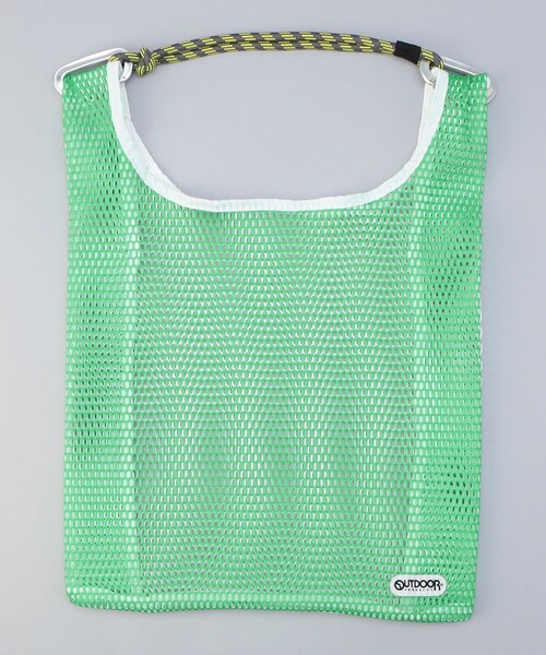 セール】【OUTDOOR】メッシュショッパーツートンバッグM