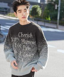 WEGO | WEGO/【24年秋冬新作】シャギーグラデーションプルオーバー(ニット/セーター)