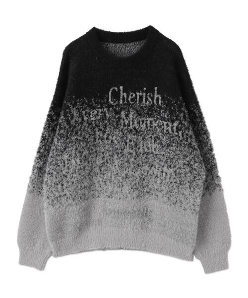 WEGO（ウィゴー）の「WEGO/シャギーグラデーションプルオーバー（ニット/セーター・メンズ・ダークグレー/ブラック・FREE）」の9枚目の写真