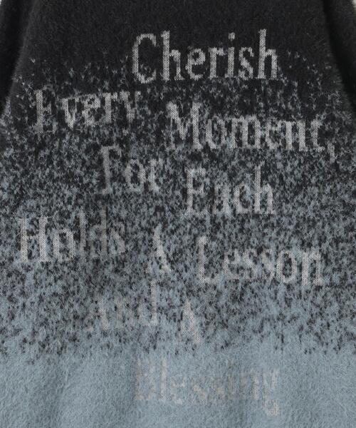 WEGO（ウィゴー）の「WEGO/シャギーグラデーションプルオーバー（ニット/セーター・メンズ・ダークグレー/ブラック・FREE）」の13枚目の写真