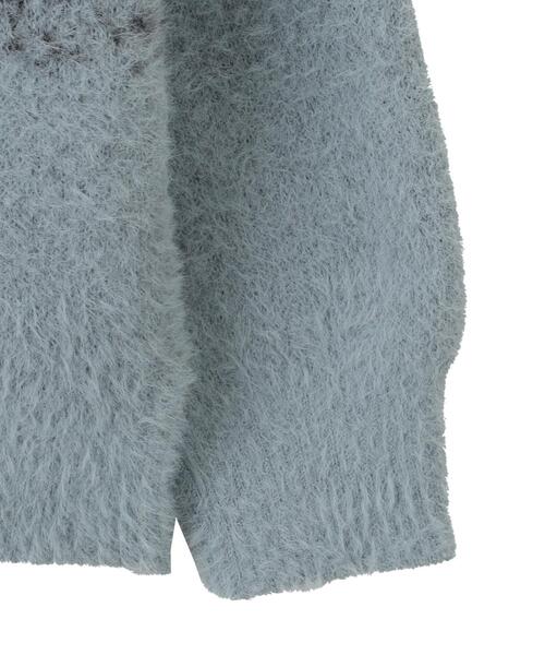 WEGO（ウィゴー）の「WEGO/シャギーグラデーションプルオーバー（ニット/セーター・メンズ・ダークグレー/ブラック・FREE）」の14枚目の写真