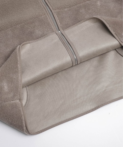 SUGAR BISKET（シュガービスケット）の「ボア切替ノーカラーコート（ノーカラーコート・レディース・ブラック/ブラウン/ベージュ・フリー）」の13枚目の写真