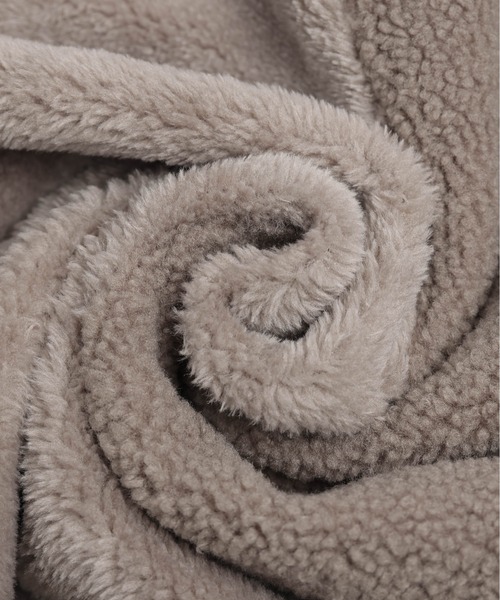 SUGAR BISKET（シュガービスケット）の「ボア切替ノーカラーコート（ノーカラーコート・レディース・ブラック/ブラウン/ベージュ・フリー）」の22枚目の写真