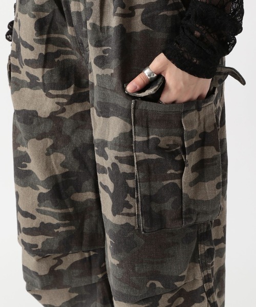 FOREVER 21（フォーエバー トゥエンティーワン）の「【2025SS】カモフラハーフパンツ（カーゴパンツ・レディース・カーキ・MEDIUM/SMALL）」の14枚目の写真