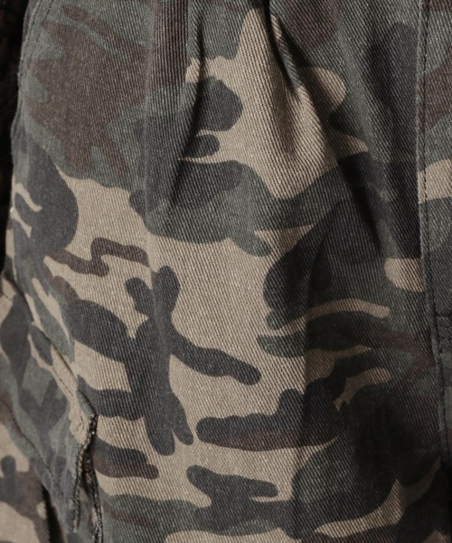 FOREVER 21（フォーエバー トゥエンティーワン）の「【2025SS】カモフラハーフパンツ（カーゴパンツ・レディース・カーキ・MEDIUM/SMALL）」の17枚目の写真