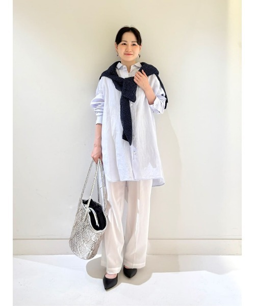 allureville（アルアバイル）の「ボイルシアーセンタープレスパンツ（その他パンツ・レディース・ベージュ/ミント/アイボリー/ブラック・1/2）」の19枚目の写真