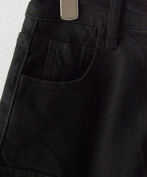 Chick(チック)の「Cargo Denim Mini Skirt / カーゴデニムミニスカート 秋物 秋服 2026年秋冬(デニムスカート・レディース・ブラック/ブルー・FREE)」の7枚目の写真
