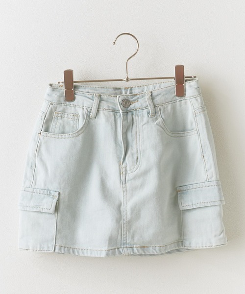 Chick(チック)の「Cargo Denim Mini Skirt / カーゴデニムミニスカート 秋物 秋服 2026年秋冬(デニムスカート・レディース・ブラック/ブルー・FREE)」の17枚目の写真