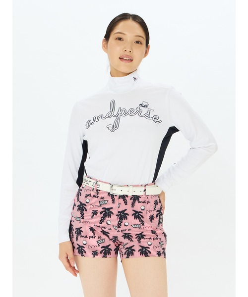 tシャツ ソルケア長袖モックネックシャツ（レディース） レディース セール】ソルケア長袖モックネックシャツ（レディース）（T