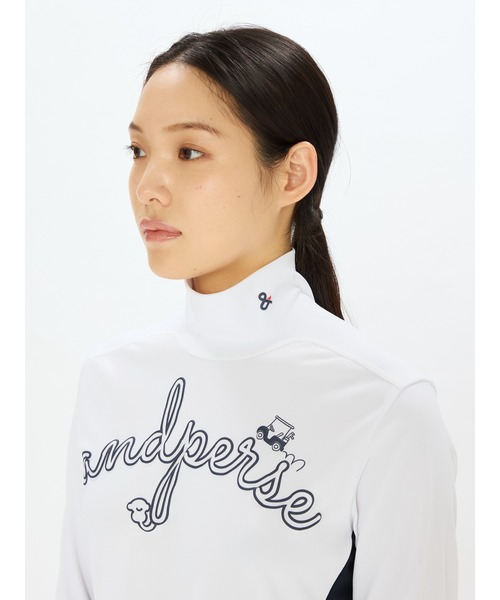 and per se（アンパスィ）の「モックネック長袖シャツ（Tシャツ