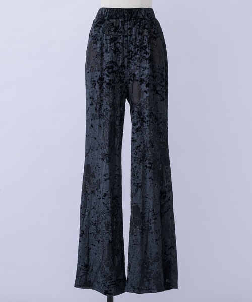 igi（イジ）の「OPAL VELOUR PANTS / オパールベロアパンツ（その他パンツ・レディース・パープル/ブラック・1/0）」の15枚目の写真