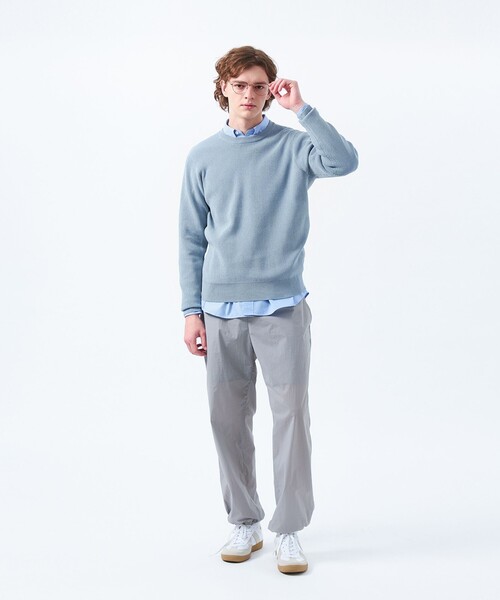 MACKINTOSH PHILOSOPHY（ﾏｯｷﾝﾄｯｼｭ ﾌｨﾛｿﾌｨｰ）の「軽量ナイロンストレッチ イージーパンツ（その他パンツ・メンズ・ブラック/グレー・40/38）」の4枚目の写真