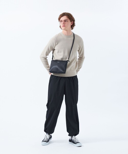 MACKINTOSH PHILOSOPHY（ﾏｯｷﾝﾄｯｼｭ ﾌｨﾛｿﾌｨｰ）の「軽量ナイロンストレッチ イージーパンツ（その他パンツ・メンズ・ブラック/グレー・40/38）」の6枚目の写真