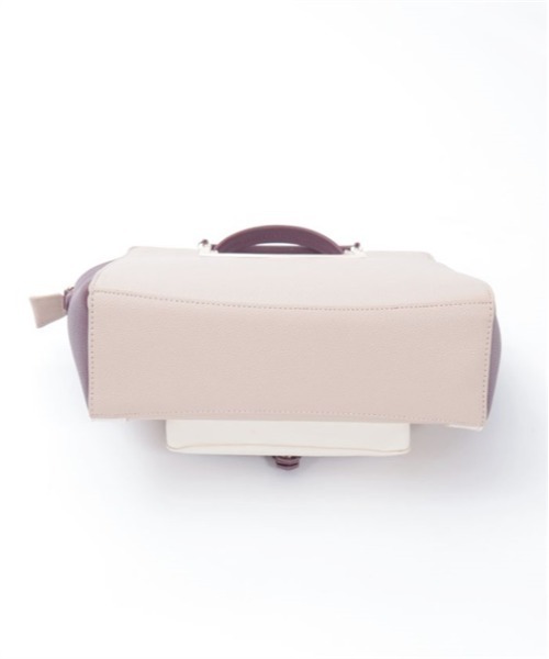 axes femme（アクシーズファム）の「薔薇エンボス配色バッグ（ショルダーバッグ・レディース・サックスブルー/ブラウン/ブラック/ネイビー/ワイン・FREE）」の11枚目の写真