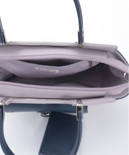 axes femme（アクシーズファム）の「薔薇エンボス配色バッグ（ショルダーバッグ・レディース・サックスブルー/ブラウン/ブラック/ネイビー/ワイン・FREE）」の19枚目の写真