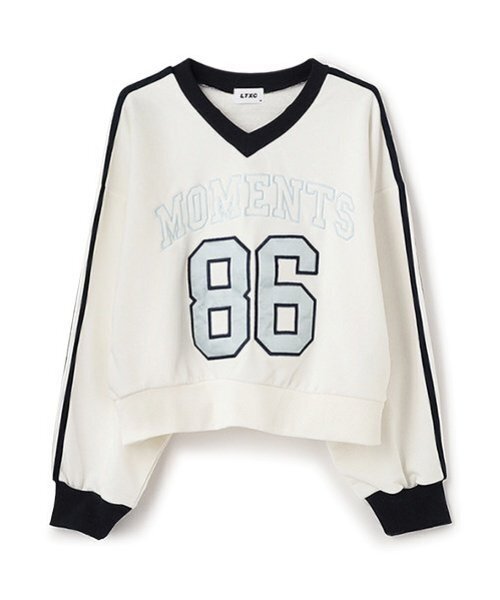 LOVETOXIC（ラブトキシック）の「【LTXC】ナンバープルオーバー（スウェット・キッズ・イエロー/ネイビー/オフホワイト・M:150cm/S:140cm/L:160cm）」の16枚目の写真