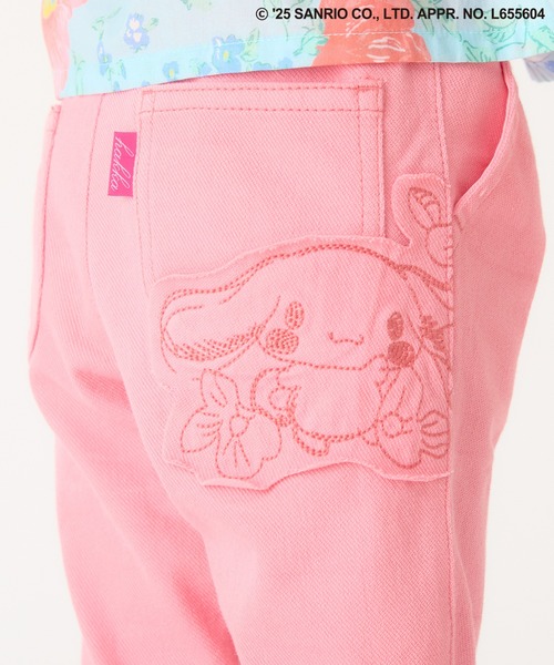 HAKKA KIDS（ハッカキッズ）の「【シナモロール】ストレッチカットツイルアップリケ付きスリムパンツ（その他パンツ・キッズ・ピンク/サックスブルー・100cm/110cm/120cm/130cm）」の16枚目の写真