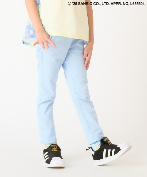 HAKKA KIDS（ハッカキッズ）の「【シナモロール】ストレッチカットツイルアップリケ付きスリムパンツ（その他パンツ・キッズ・ピンク/サックスブルー・100cm/110cm/120cm/130cm）」の19枚目の写真