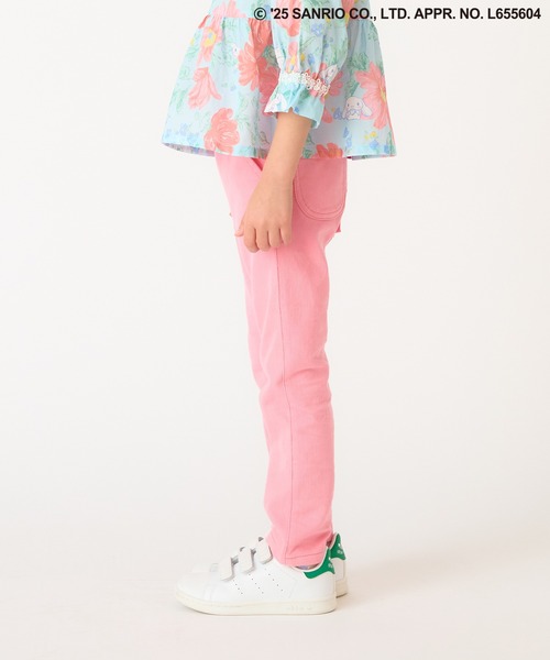 HAKKA KIDS（ハッカキッズ）の「【シナモロール】ストレッチカットツイルアップリケ付きスリムパンツ（その他パンツ・キッズ・ピンク/サックスブルー・100cm/110cm/120cm/130cm）」の15枚目の写真