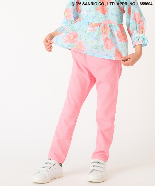 HAKKA KIDS（ハッカキッズ）の「【シナモロール】ストレッチカットツイルアップリケ付きスリムパンツ（その他パンツ・キッズ・ピンク/サックスブルー・100cm/110cm/120cm/130cm）」の10枚目の写真