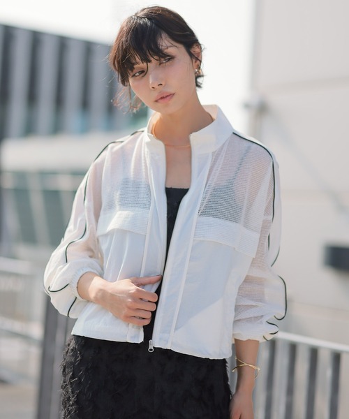 極美品IKUMI トラックジャケット　JERSEY JACKET フリーサイズ KANEMASA PHIL.】ECONYL JERSEY TRACK JACKET - BLACK | 公式