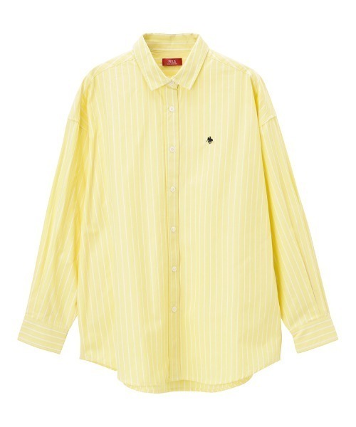 POLO BCS（ポロ ビーシーエス）の「POLO BCS カラフルシャツ（シャツ/ブラウス・レディース・ベージュ系その他/グリーン系その他/サックスブルー/イエロー系その他/ネイビー・フリー）」の5枚目の写真