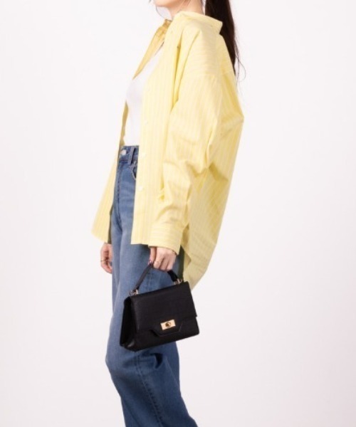 POLO BCS（ポロ ビーシーエス）の「POLO BCS カラフルシャツ（シャツ/ブラウス・レディース・ベージュ系その他/グリーン系その他/サックスブルー/イエロー系その他/ネイビー・フリー）」の7枚目の写真