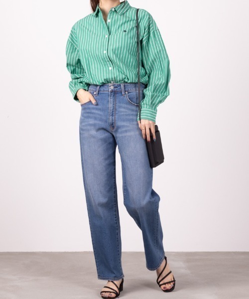 POLO BCS（ポロ ビーシーエス）の「POLO BCS カラフルシャツ（シャツ/ブラウス・レディース・ベージュ系その他/グリーン系その他/サックスブルー/イエロー系その他/ネイビー・フリー）」の15枚目の写真