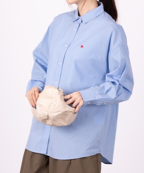 POLO BCS（ポロ ビーシーエス）の「POLO BCS カラフルシャツ（シャツ/ブラウス・レディース・ベージュ系その他/グリーン系その他/サックスブルー/イエロー系その他/ネイビー・フリー）」の22枚目の写真