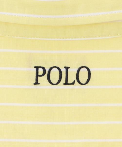 POLO BCS（ポロ ビーシーエス）の「POLO BCS カラフルシャツ（シャツ/ブラウス・レディース・ベージュ系その他/グリーン系その他/サックスブルー/イエロー系その他/ネイビー・フリー）」の9枚目の写真