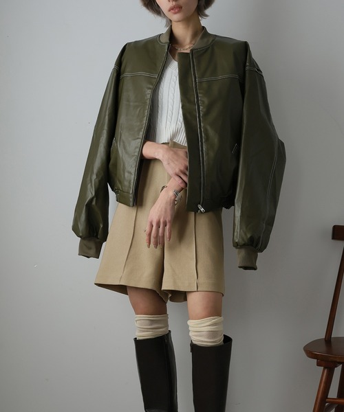 Doula Doula（ドゥーラドゥーラ）の「ピンタックショートパンツ（その他パンツ・レディース・モカ/ブラック/ライトベージュ/グレー・マルチサイズ）」の4枚目の写真