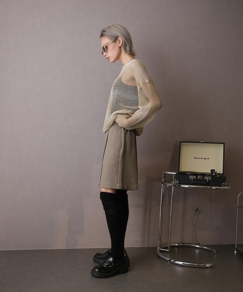 Doula Doula（ドゥーラドゥーラ）の「ピンタックショートパンツ（その他パンツ・レディース・モカ/ブラック/ライトベージュ/グレー・マルチサイズ）」の21枚目の写真