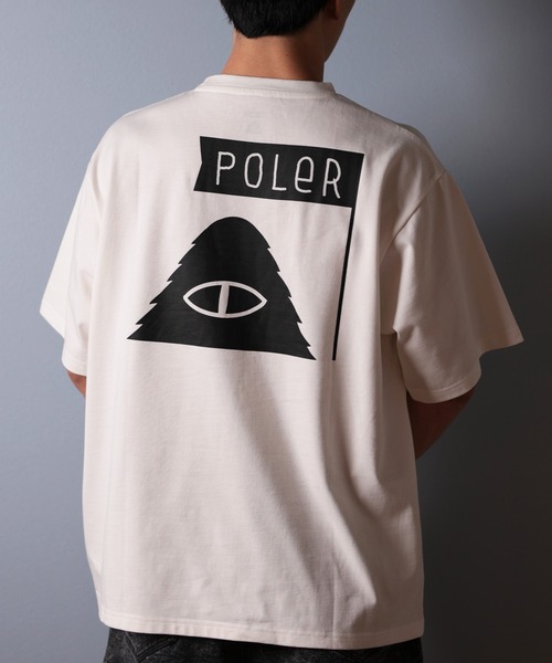 POLeR(ポーラー)の「【ムラサキスポーツ限定】POLER/ポーラー 半袖Tシャツ ビッグシルエット 吸湿速乾 259MCV0015(Tシャツ/カットソー・メンズ・ブラック/グレー/ホワイト・M/L/XL)」の2枚目の写真