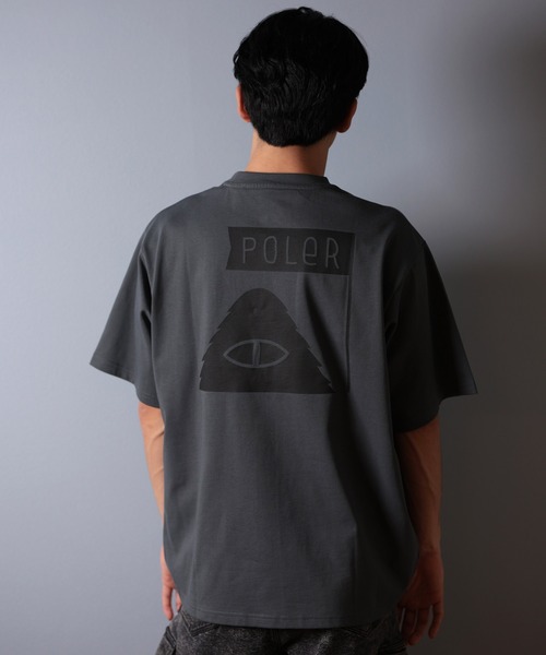POLeR(ポーラー)の「【ムラサキスポーツ限定】POLER/ポーラー 半袖Tシャツ ビッグシルエット 吸湿速乾 259MCV0015(Tシャツ/カットソー・メンズ・ブラック/グレー/ホワイト・M/L/XL)」の16枚目の写真