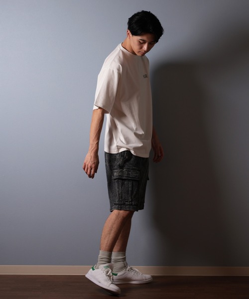 POLeR(ポーラー)の「【ムラサキスポーツ限定】POLER/ポーラー 半袖Tシャツ ビッグシルエット 吸湿速乾 259MCV0015(Tシャツ/カットソー・メンズ・ブラック/グレー/ホワイト・M/L/XL)」の9枚目の写真